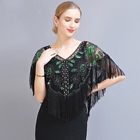 The Great Gatsby Roaring 20s 1920s Vintage Cloak Party Costume Masquerade Halloween Costumes All Seasons Adults