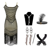 The Great Gatsby Roaring 20s The Great Gatsby Cocktail Dress Vintage Dress Dress Halloween Costumes Prom Dresses Women