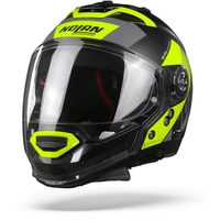 Nolan N70-2 GT Celeres 32 Flat Black Yellow Silver Modular Helmet