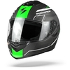 Scorpion EXO-1400 Air Carbon Beaux Matt White Green Full Face Helmet