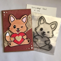 Cute Little Fox Stamps