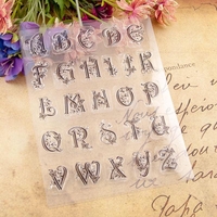 Inloveartshop Transparent Letter Stamps