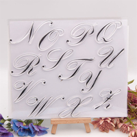 Inloveartshop Transparent Large Letters Stamps