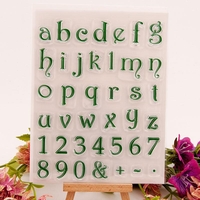 Inloveartshop Transparent Words And Numbers Stamps