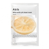 Abib - Mild Acidic pH Sheet Mask - Yuja Fit - 10pcs