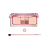 Amuse - Vegan Face All Palette - Eye shadow 0.7g*4 Blusher 5.8g Highlighter 7.7g - 01 Moon Glow