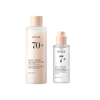 ANUA - Rice 70 Glow Milky Toner - 250ml (1ea) + 7 Rice Ceramide Hydrating Barrier Serum - 50ml (1ea) Set