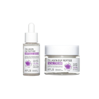 APLB - Collagen EGF Peptide Ampoule Serum - 40ml (1ea) + Facial Cream - 55ml (1ea) Set