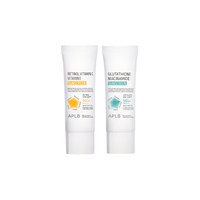 APLB - Glutathione Niacinamide & Retinol Vitamin C Vitamin E Sunscreen SPF50+ PA++++ - (40ml *2pcs) Set