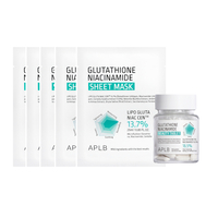 APLB - Glutathione Niacinamide Beauty Tablet - 30ea & Sheet Mask - 25ml (5 pcs) Set