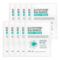 APLB - Glutathione Niacinamide Sheet Mask - 25ml (10pcs) Set