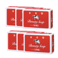 COW soap - Beauty Soap Red Box - 6 pcs - Rose