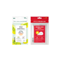 CURESYS - Trouble Clear Needle Patch - 9 Patches + Niacin Acvita White Patch - 54pcs