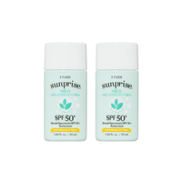 Etude - Sunprise Mild Airy Finish Sun Milk SPF50+ - 55ml (2ea) Set