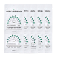 EUNYUL - Cica One Shot Ampoule Mask - 10pcs
