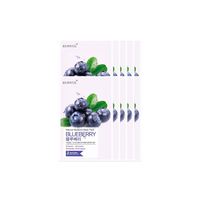 EUNYUL - Natural Moisture Mask Pack - Blueberry - 10pcs set