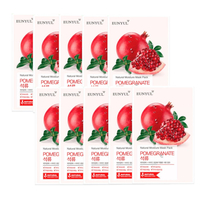 EUNYUL - Natural Moisture Mask Pack - Pomegranate - 10pcs set