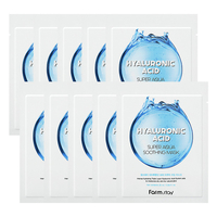 Farm Stay - Hyaluronic Acid Super Aqua Soothing Mask - 25ml*10pcs