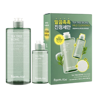 Farm Stay - Tea Tree Biome Caliming Cleansing Water Set - 400ml + 100ml