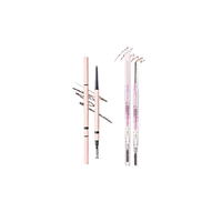 Flortte - My Beautiful Password Eyebrow Pencil - 0.05g - M1 Medium Brown (1ea) + B2 Ash Brown (1ea) Set