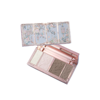 FlowerKnows - Butterfly Cloud Collar Embossed Highlight & Contour Palette - 16g - 01 Moon Shadow