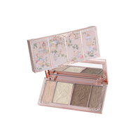 FlowerKnows - Butterfly Cloud Collar Embossed Highlight & Contour Palette - 16g - 02 Tawny Tea