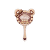 FlowerKnows - The Sweetie Bear Hand Mirror - 1pc - Caramel Brown
