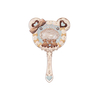 FlowerKnows - The Sweetie Bear Hand Mirror - 1pc - Minty Blue