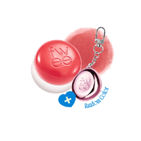 Fwee - Lip & Cheek Blurry Pudding Pot + Pendant Keyring (Random Color) Set - 5g - CR04 Seventeen