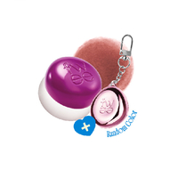 Fwee - Lip & Cheek Blurry Pudding Pot + Pendant Keyring (Random Color) Set - 5g - MV01 Chill
