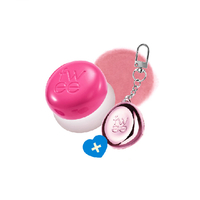 Fwee - Lip & Cheek Blurry Pudding Pot + Pendant Keyring (Random Color) Set - 5g - PK01 Baby