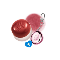 Fwee - Lip & Cheek Blurry Pudding Pot + Pendant Keyring (Random Color) Set - 5g - RS05 Film