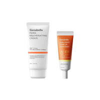 Genabelle - PDRN Rejuvenating Cream - 70ml & PDRN Dewy Tone-up Sunscreen SPF50+ PA++++ - 40ml Set