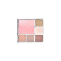 Gogo Tales - Soft Mist Blusher 6-Color Eyeshadow Palette - 14g - G01 A Fine Spring Day