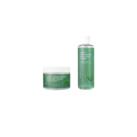 Jigott - Moisture Real Aloe Vera Toner - 300ml (1ea) + Moisture Real Aloe Vera Cream - 150ml (1ea) Set