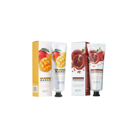 Jigott - Real Moisture Hand Cream - Mango (1ea) + Pomegranate (1ea) Set