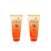 Jigott - Snail UV Sun Block SPF50+ PA+++ (2ea) Set