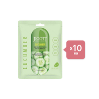Jigott Real Ampoule Mask Cucumber (10ea) Set
