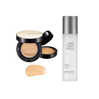 JUNGSAEMMOOL - Essential Skin Nuder Cushion SPF50+ PA+++ (With Refill) - 14g+14g - 19 Light (1ea) + Essential Mool Micro Fitting Mist - 120ml (1ea) Set