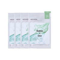 Mediheal - Derma Synergy Wrapping Mask Sheet for Calming Care (Teatee x Cica) - 4pcs