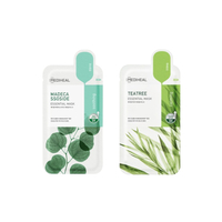 Mediheal - Madecassoside Essential Mask - 10pcs + Teatree Essential Mask - 10pcs Set