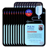 Mediheal - M.E.N Timetox Black Mask EX. - 10pcs
