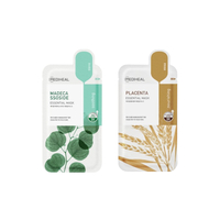 Mediheal - Placenta Essential Mask - 10pcs + Madecassoside Essential Mask - 10pcs Set