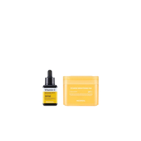 Mediheal - Vitamide Brightening Pad - 100ea + Vitamin C Brightening Serum - 40ml Set