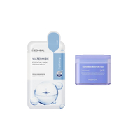 Mediheal - Watermide Toner (Moisture) Pad - 100ea + Watermide Essential Mask - 10pcs Set