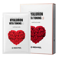 MEDIPEEL+ - Hyaluron Vita Toning Ampoule Mask Sheet - 30mlx10pcs