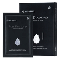MEDIPEEL+ - Rose Diamond Radiant Glow Mask Sheet - 25mlx10pcs