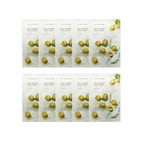 NATURE REPUBLIC - Real Nature Sheet Mask - Olive - 1pc (10ea) Set