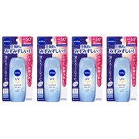 NIVEA Japan - UV Super Water Gel EX SPF50+ PA++++ - 80g (4ea) Set