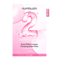 numbuzin - No.2 Rose PDRN Collagen Plumping Sheet Mask - 1ea